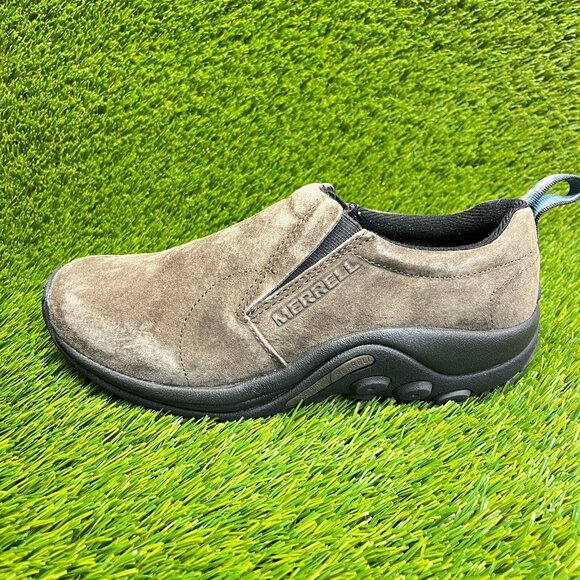 Merrell Jungle Moc Mens Size 7.5 Brown Black Casual Walking Suede Slip On Shoes main image 4